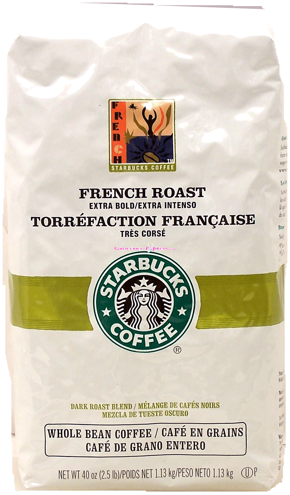 Starbucks  french roast whole bean coffee, dark roast blend Full-Size Picture